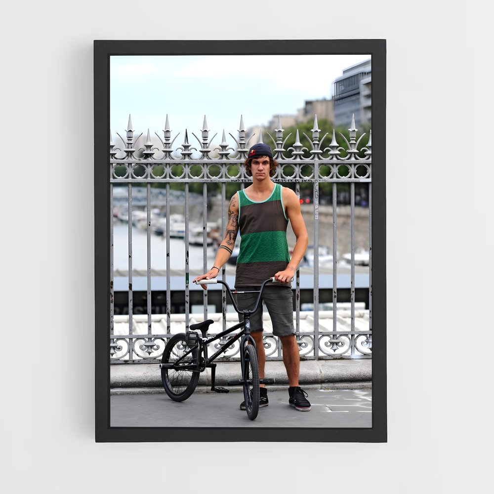 Poster La Liberté à Deux Roues – affiche BMX (vue 2)